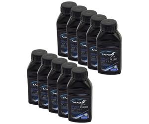 Liquido Frenante WOLF BRAKE FLUID 5039 DOT 3&4 10 X 250 Ml Adly/Herchee Aeon
