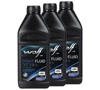 Liquido Frenante WOLF BRAKE FLUID 5039 DOT 3&4 3 X 1 Litro Per Adly/Herchee Aeon