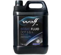 Lupo Brake Fluido Dot 3 & 4 Liquido Freni Iso 4925 Classe 3 E 4, 5 Litro