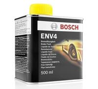 Liquido Freni Bosch ENV4, 0,5 L - Per tutti i veicoli moderni con freni ABS e ESP - Qualità Bosch - Compatibile con DOT 3, 4 e 4 HP/LV
