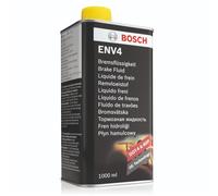 Liquido Freni Bosch ENV4, 1 L - Per tutti i veicoli moderni con freni ABS e ESP - Qualità Bosch - Compatibile con DOT 3, 4 e 4 HP/LV