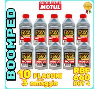 LIQUIDO FRENI FRIZIONE OLIO MOTUL RBF 660 DOT 4 FACTORY LINE 10x500ML 10MO78