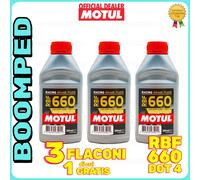 LIQUIDO FRENI FRIZIONE OLIO MOTUL RBF 660 DOT 4 FACTORY LINE 3x500ML 03MO78