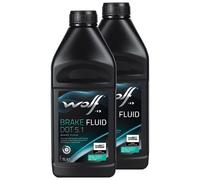 Liquido Freni Lupo Brake Fluido 5038 Dot 5.1 2 X 1 Litro Freno Liquido