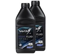 Liquido Freni Lupo Brake Fluido 5039 Dot 3&4 2 X 1 Litro Freno Freni Freno