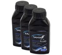 Liquido Frenante WOLF BRAKE FLUID 5039 DOT 3&4 3 X 250 Ml Per Kawasaki Yamaha