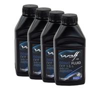 Liquido Freni Lupo Brake Fluido 5039 Dot 3&4 4 X 500 ML per Adly/Herchee Aeon