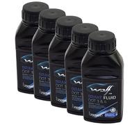 Liquido Freni Lupo Brake Fluido 5039 Dot 3&4 5 X 250 ML per Kawasaki Yamaha