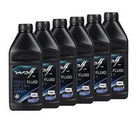 Liquido Freni Lupo Brake Fluido 5039 Dot 3&4 6 X 1 Litro per Aprilia BMW Honda