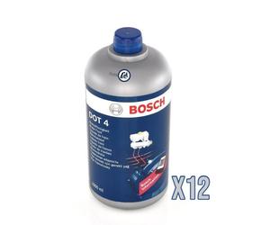 LIQUIDO FRENI OLIO FRENI BOSCH DOT 4 12 LITRI 1X12 L MULTIPACK 12 PEZZI
