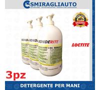 Liquido Lavamani Loctite Manuvo Detergente Pulizia Mani Biodegradabile Mano 3 Pz