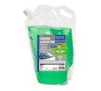 Lampa 38055 Liquido Lavavetri Auto Estivo per tergicristalli, Non Lascia Aloni, Antimoscerini, Pronto all'Uso, Profumo Mela Verde, 3 Litri