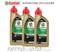 Liquido Olio Motore CASTROL POWER1 ULTIMATE 10W40 - 100% Sintetico 3 Litri