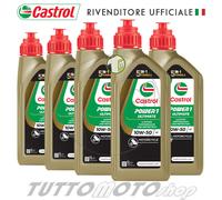 Liquido Olio Motore CASTROL POWER1 ULTIMATE 10W50 - 100% Sintetico 5 Litri