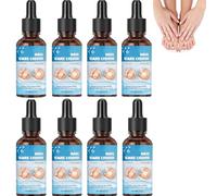 Liquido per la cura delle unghie: supporta un'essenza liscia e nutriente, delicata per il rafforzamento quotidiano delle unghie, rinforzante e idratante per unghie e unghie fragili secche (8pcs)