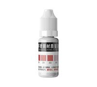 Liquido per test in acciaio inossidabile, agente liquido per analisi in acciaio inossidabile 304/316, reagente per test rapidi da 12 ml, gadget da cucina per testare stoviglie, articoli sanitari