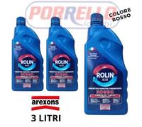 Liquido radiatori antigelo rosso ROLIN AREXONS concentrato pluri stagionale 3 pz