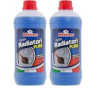 Liquido Radiatori Puro, Liquido Permanente Tradizionale Blu a Base Glicolica, Concentrato, Da Diluire, 1L (Confezione da 2)