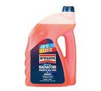 Liquido Radiatori Rosso -20° +121° Arexons Protettivo Radiatori + Imbuto 4,5 Lt.
