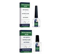 Liquido Rinforzante Per Unghie Con Acido Ialuronico - 11 Ml Trattamento Riparatore Per Unghi Arricchito Con Vitamine, Proteine e Minerali, Soluzione Quotidiana Per Unghie Più Forti E Più