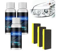 Liquido riparatore per fari d'auto, liquido riparatore fari, detergente per fari, lucidante per fari, liquido riparatore fari d'auto per tutti i veicoli (30ML,3PC)