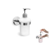 Liquido Sapone e Supporto, in Vetro Smerigliato, Montaggio a Parete