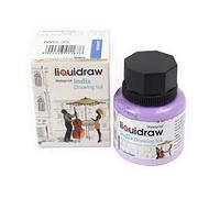 Liquidraw Inchiostro colorato da disegno, impermeabile, 20 colori assortiti, 35 ml di inchiostri indiani per artisti (lavanda)