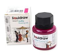 Liquidraw Inchiostro da disegno colorato, inchiostro indiano, impermeabile, 20 colori assortiti, 35 ml, inchiostro indiano per artisti (rosa)