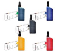 Liquidraw Inchiostro per disegno tecnico, impermeabile, 25 ml, colori assortiti (compatibile con penne Rotring Isograph) (5 colori assortiti)