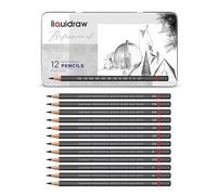 Liquidraw Set di 12 matite da disegno, per artisti, schizzi, arte, schizzi, (8B-2H) in grafite, set di matite dure e morbide