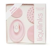 LiquiLinks Set regalo di bellezza per viso e corpo, kit spa con braccialetti in silicone, scrubber per il corpo, buffer viso ed esfoliante per cuoio capelluto, cura della pelle essenziale per ragazze