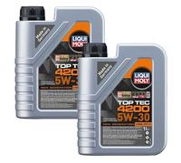 LIQUIMOLY 8972 TOP TEC 4200 OLIO MOTORE 5W30 ALTA QUALITA' PER MOTORI DIESEL E BENZINA. ACEA C2-C3 API SP CON TECONOLOGIA LONGLIFE III. CONFEZIONE : KIT PROMO 2 LITRI
