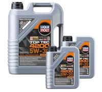 LIQUIMOLY 8973 TOP TEC 4200 OLIO MOTORE 5W30 ALTA QUALITA' PER MOTORI DIESEL E BENZINA. ACEA C2-C3 API SP CON TECONOLOGIA LONGLIFE III. CONFEZIONE : KIT PROMO 7 LITRI
