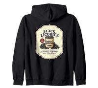 Liquirizia Nera punisce attivamente Le tue papille gustative Retro Candy Felpa con Cappuccio