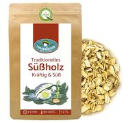 Liquirizia sbucciata, tagliata, 60 g, 150 g, 300 g, 500 g, tè dalla radice di liquirizia di PeppermintMan, sapore dolciastro, sacchetto di carta (500 g)
