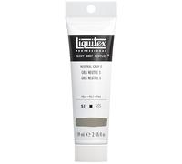 Liquitex 1045599 Heavy Body - Colore Acrilico Professionale Denso, ad Alta Viscosità, Grigio (Grigio Neutro N. 5.), 59 ml