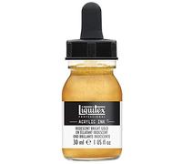 Liquitex 4260234 - Inchiostro acrilico, 30 ml, colore: Oro Chiaro Iridescente