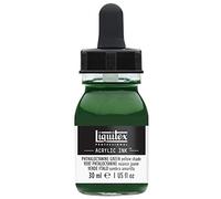 Liquitex 4260319 - Inchiostro acrilico per aerografo, 30 ml,Verde ftalocianina Tono giallo
