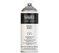 Liquitex 4455599 - Vernice Spray Professionale A Base D'acqua, Grigio Neutro 5, 400ml, 1 Pezzo