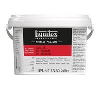 Liquitex 5340 Professional Gloss Gel Medium per colori acrilici, aumenta la brillantezza, la brillantezza e la trasparenza dei colori acrilici - Flacone da 1,89 litri, trasparente