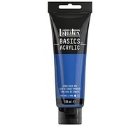 Liquitex 8870018 Basics - Pittura acrilica, Pigmenti per artisti monopigmentati, Resistente alla luce, durevole nel tempo, Finitura satinata, Tubo da 118 ml - Blu Di Cobalto Imitazione