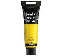 Liquitex 8870039 Basics - Pittura acrilica, Pigmenti per artisti monopigmentati, Resistente alla luce, durevole nel tempo, Finitura satinata, Tubo da 118 ml - Giallo Primario