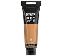 Liquitex 8870056 Basics - Pittura acrilica, Pigmenti per artisti monopigmentati, Resistente alla luce, durevole nel tempo, Finitura satinata, Tubo da 118 ml - Rame
