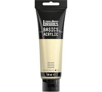 Liquitex 8870058 Basics - Pittura acrilica, Pigmenti per artisti monopigmentati, Resistente alla luce, durevole nel tempo, Finitura satinata, Tubo da 118 ml - Pergamena