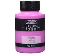 Liquitex 8870321 Basics - Pittura acrilica, Pigmenti per artisti monopigmentati, Resistente alla luce, durevole nel tempo, Finitura satinata, Flacone da 400 ml - Magenta Medio