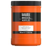 Liquitex 8870367 Basics - Pittura acrilica, Pigmenti per artisti monopigmentati, Resistente alla luce, durevole nel tempo, Finitura satinata, Vaso da 946 ml - Arancia Di Cadmio Imitatione
