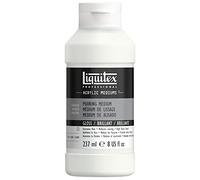 LIQUITEX 8870512 Medium di colata e colatura, impermeabile, non ingiallente, flessibile, aumenta il flusso della vernice - medium di colata per vernice acriliche Flacone da 237 ml