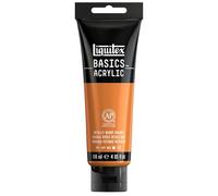 Liquitex Acrilico Basics - Tubo di Pittura Acrilica, Arancio Bruciato Metallizzato, 118 ml