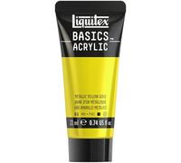 Liquitex Acrilico Basics - Tubo di Pittura Acrilica, Oro Giallo Metallizzato, 22 ml