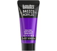 Liquitex Acrilico Basics - Tubo di Pittura Acrilica, Porpora Metallizzato, 22 ml